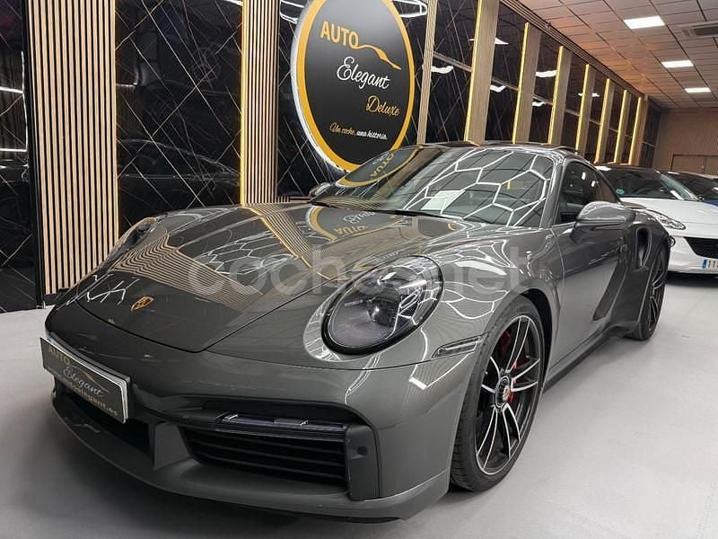 Gris / plata Usado 2021 Porsche 911 Turbo Coupe | 194.900 € (Precio justo) - Imagen 1/4