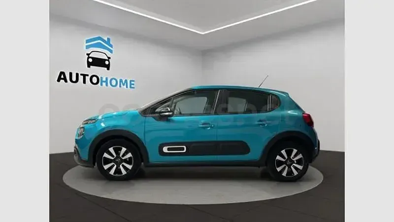 Usado Citroën C3 Feel 83 CV (61 kW) 2021 Azul Utilitario
