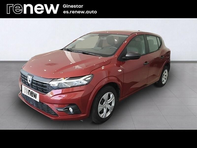 Rojo Usado 2021 Dacia Sandero Essentiel Utilitario | 12.390 € (Precio justo) - Imagen 1/4