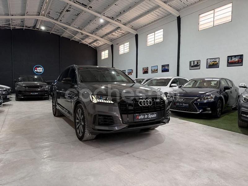 Negro Usado 2021 Audi SQ7 S-Line SUV | 52.000 € - Imagen 1/4