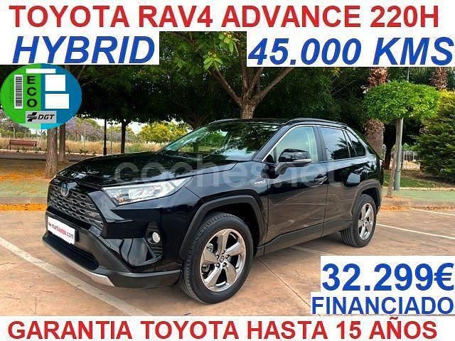Negro Usado 2021 Toyota RAV4 Hybrid Advance SUV | 34.499 € (Precio justo) - Imagen 1/2