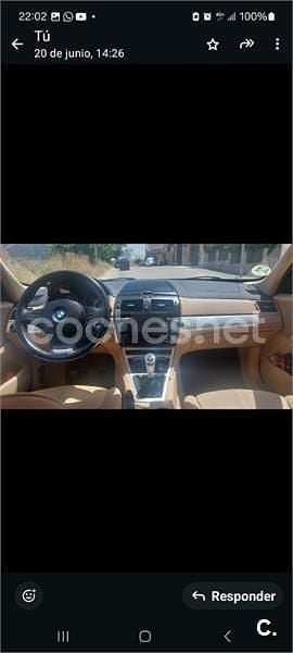 Usado BMW X3 150 CV (110 kW) 2008 Negro SUV