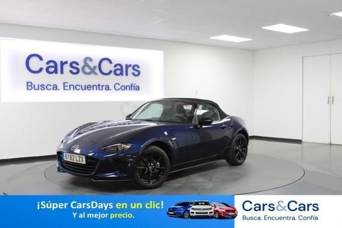Azul Usado 2022 Mazda MX5 Descapotable | 25.495 € (Precio justo) - Imagen 1/4