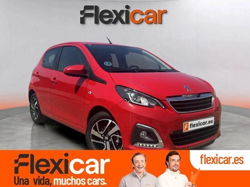 Rojo Usado 2021 Peugeot 108 Active Utilitario | 10.490 € (Precio justo) - Imagen 1/4