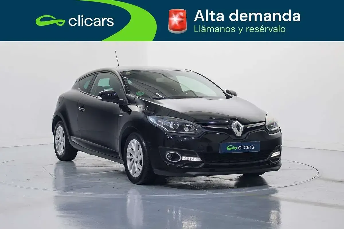 Usado Renault Mégane LIMITED 116 CV (85 kW) 2016 Negro Coupe