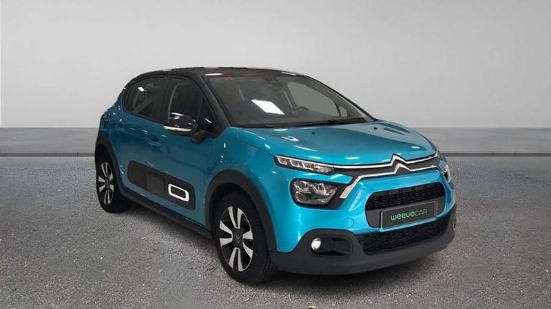 Usado Citroën C3 Feel 83 CV (61 kW) 2021 Azul Utilitario