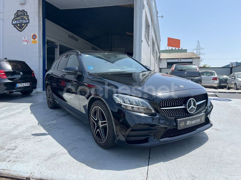 Negro Usado 2020 Mercedes C300e Familiar | 25.900 € (Precio justo) - Imagen 1/4