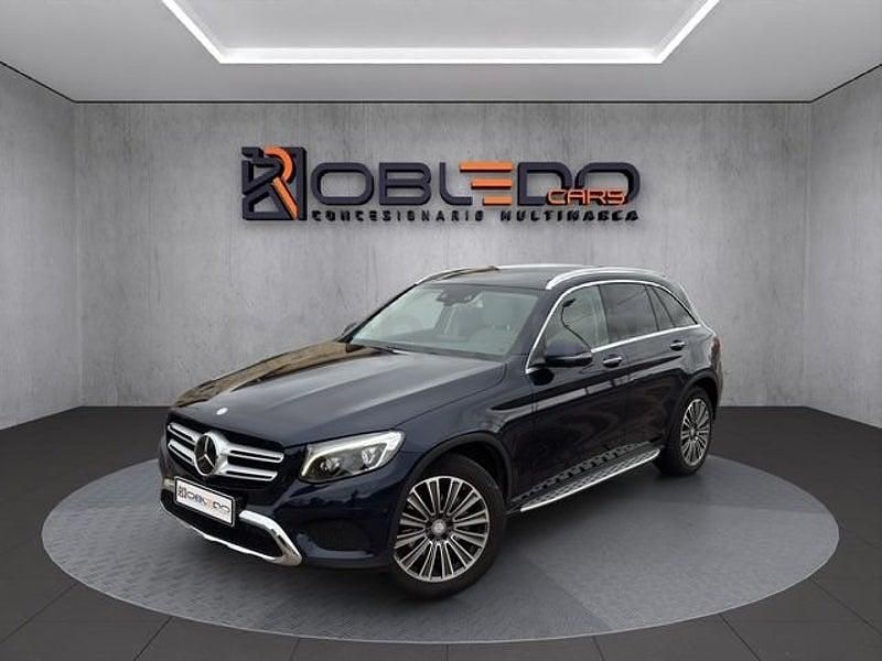 Usado Mercedes GLC250 AMG line 204 CV (150 kW) 2016 Azul SUV