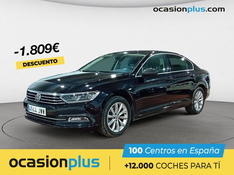 Negro Usado 2017 VW Passat Advance Familiar | 19.300 € (Precio justo) - Imagen 1/4