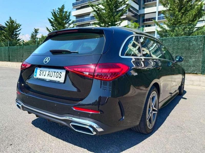 Usado Mercedes C220 AMG Line Premium Plus 189 CV (139 kW) 2022 Negro Familiar