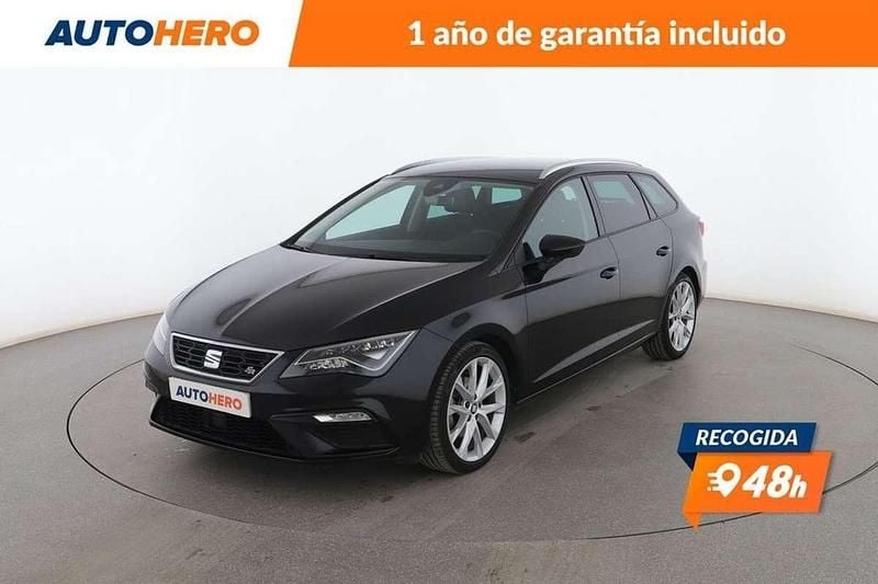 Negro Usado 2018 Seat Leon FR Familiar | 16.199 € (Precio justo) - Imagen 1/3