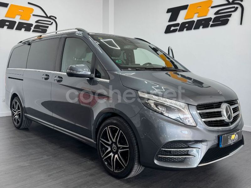 Gris / plata Usado 2018 Mercedes V250 Exclusive Monovolumen | 38.990 € (Precio justo) - Imagen 1/4