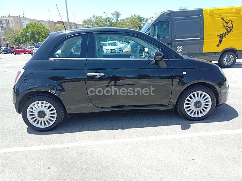 Usado Fiat 500 Lounge 69 CV (50 kW) 2013 Negro Berlina