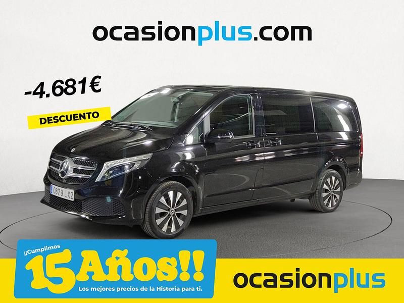 Negro Usado 2022 Mercedes V220 Avantgarde Monovolumen | 51.500 € (Un poco caro) - Imagen 1/4