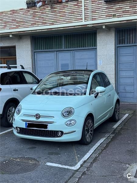 Usado Fiat 500 Lounge 69 CV (50 kW) 2017 Verde Berlina