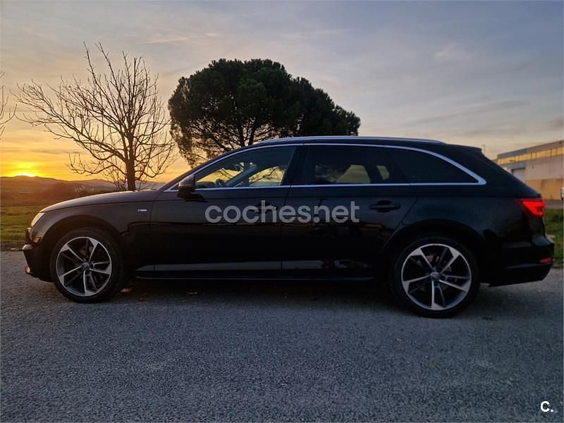 Usado Audi A4 S-Line 150 CV (110 kW) 2018 Negro Familiar