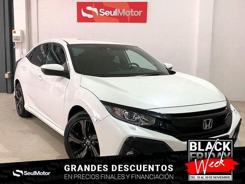 Blanco Usado 2019 Honda Civic Elegance Berlina | 19.799 € (Precio justo) - Imagen 1/4