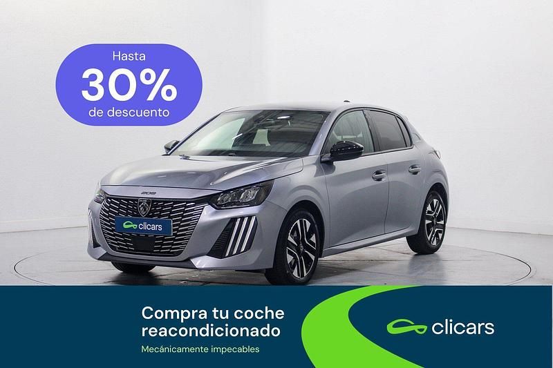 Usado Peugeot 208 Allure 100 CV (73 kW) 2025 Gris Utilitario