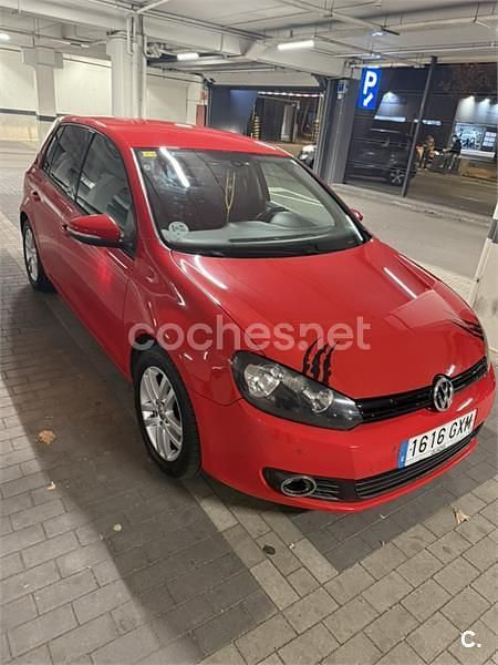 Usado VW Golf VI Sport 105 CV (77 kW) 2010 Rojo Utilitario