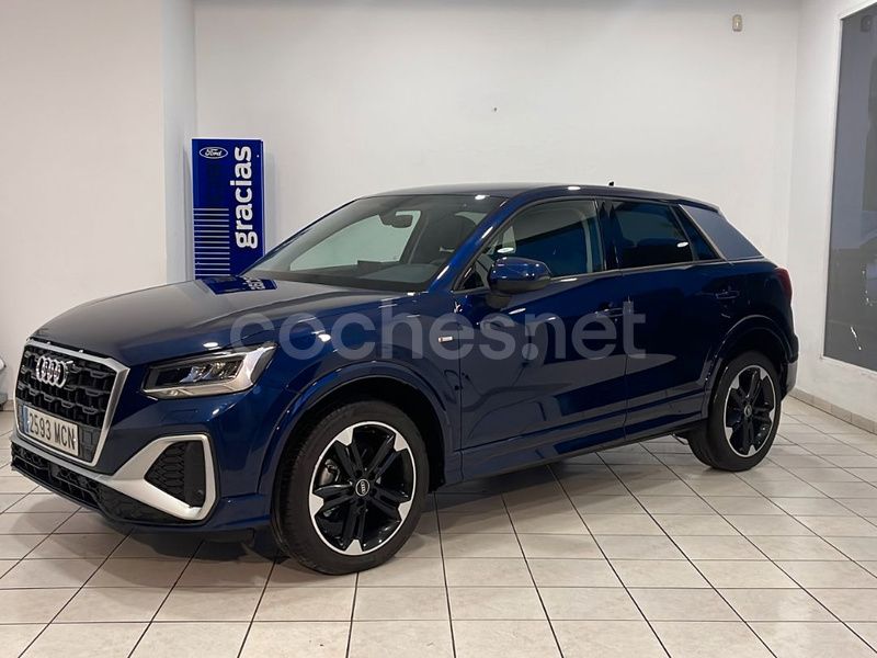 Azul Usado 2023 Audi Q2 S-Line SUV | 27.500 € (Precio justo) - Imagen 1/4
