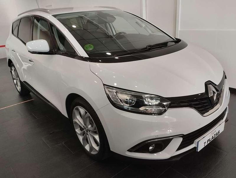 Blanco Usado 2018 Renault Grand Scénic IV Intens Monovolumen | 18.500 € (Un poco caro) - Imagen 1/4