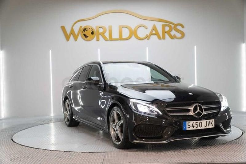 Usado Mercedes C220 170 CV (125 kW) 2016 Negro Familiar