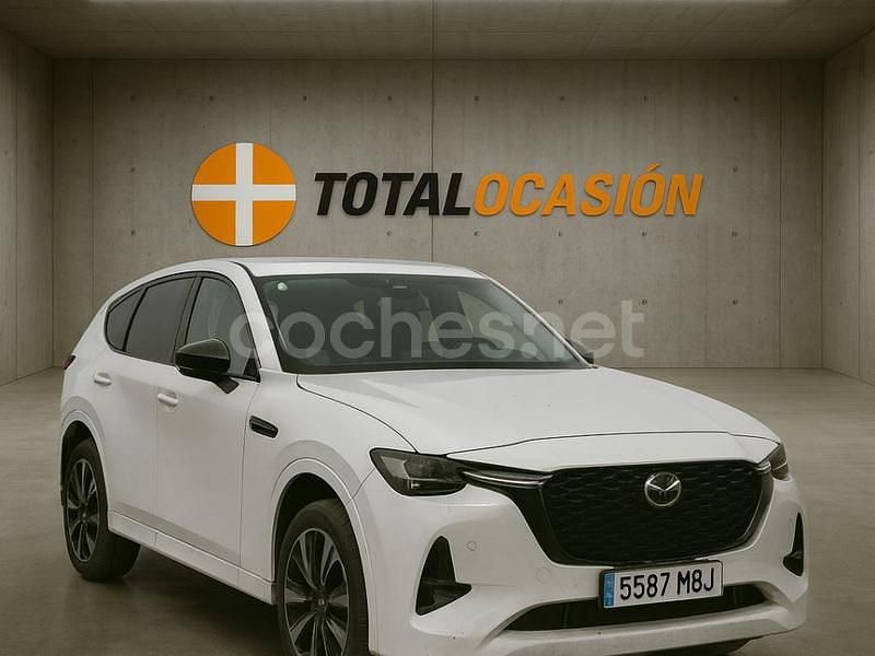 Blanco Usado 2022 Mazda CX-60 Homura-Line SUV | 36.990 € (Caro) - Imagen 1/4