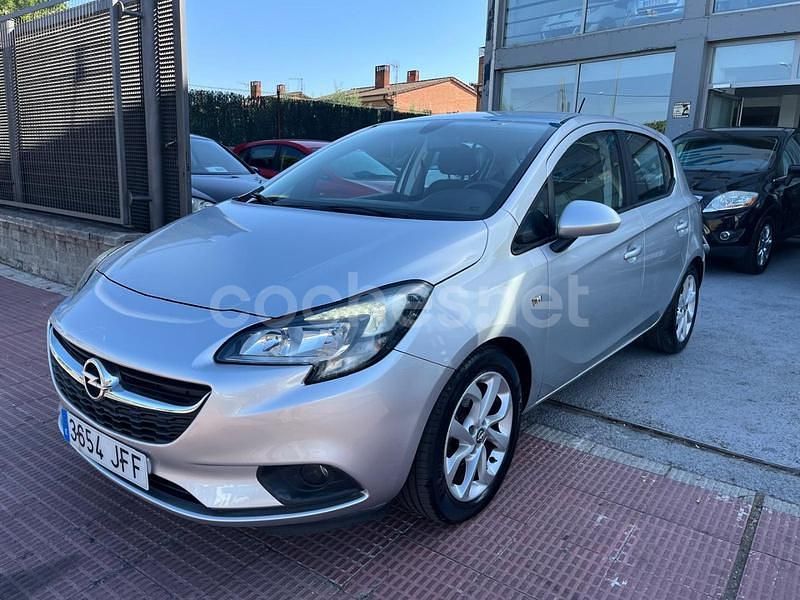 Azul Usado 2015 Opel Corsa Selective Berlina | 6390 € (Precio justo) - Imagen 1/4
