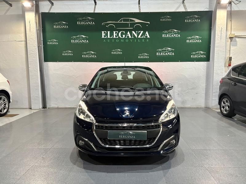 Usado Peugeot 208 Style 100 CV (73 kW) 2018 Azul Utilitario