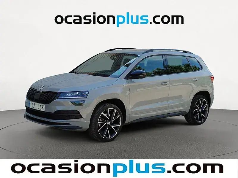 Gris Usado 2021 Skoda Karoq SportLine SUV | 25.446 € (Precio justo) - Imagen 1/4