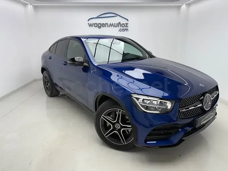 Usado Mercedes GLC200 163 CV (119 kW) 2020 Azul SUV
