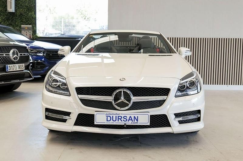 Usado Mercedes SLK250 204 CV (150 kW) 2014 Blanco Descapotable