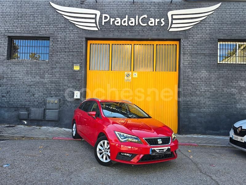 Rojo Usado 2017 Seat Leon Style Familiar | 9900 € (Precio justo) - Imagen 1/4