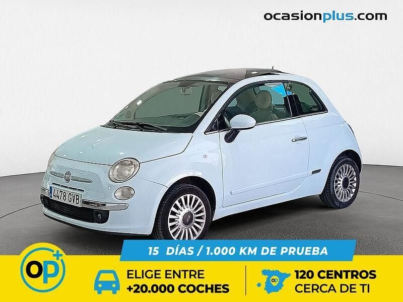 Usado Fiat 500 Lounge 101 CV (74 kW) 2010 Azul Utilitario
