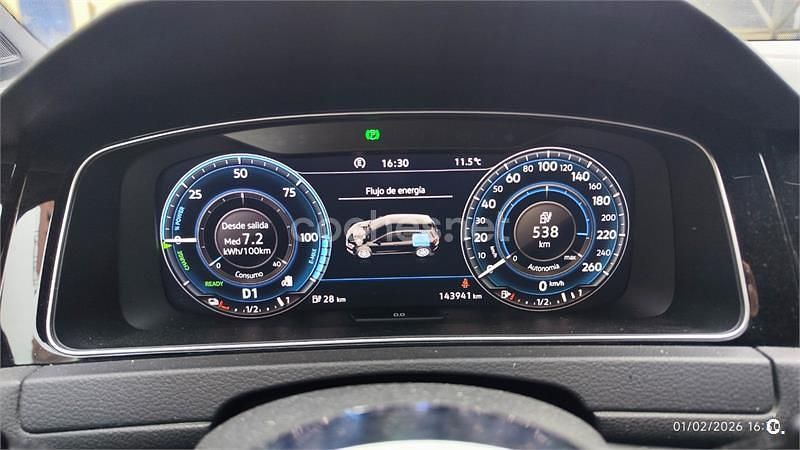 Usado VW Golf VII GTE 204 CV (150 kW) 2018 Granate Berlina