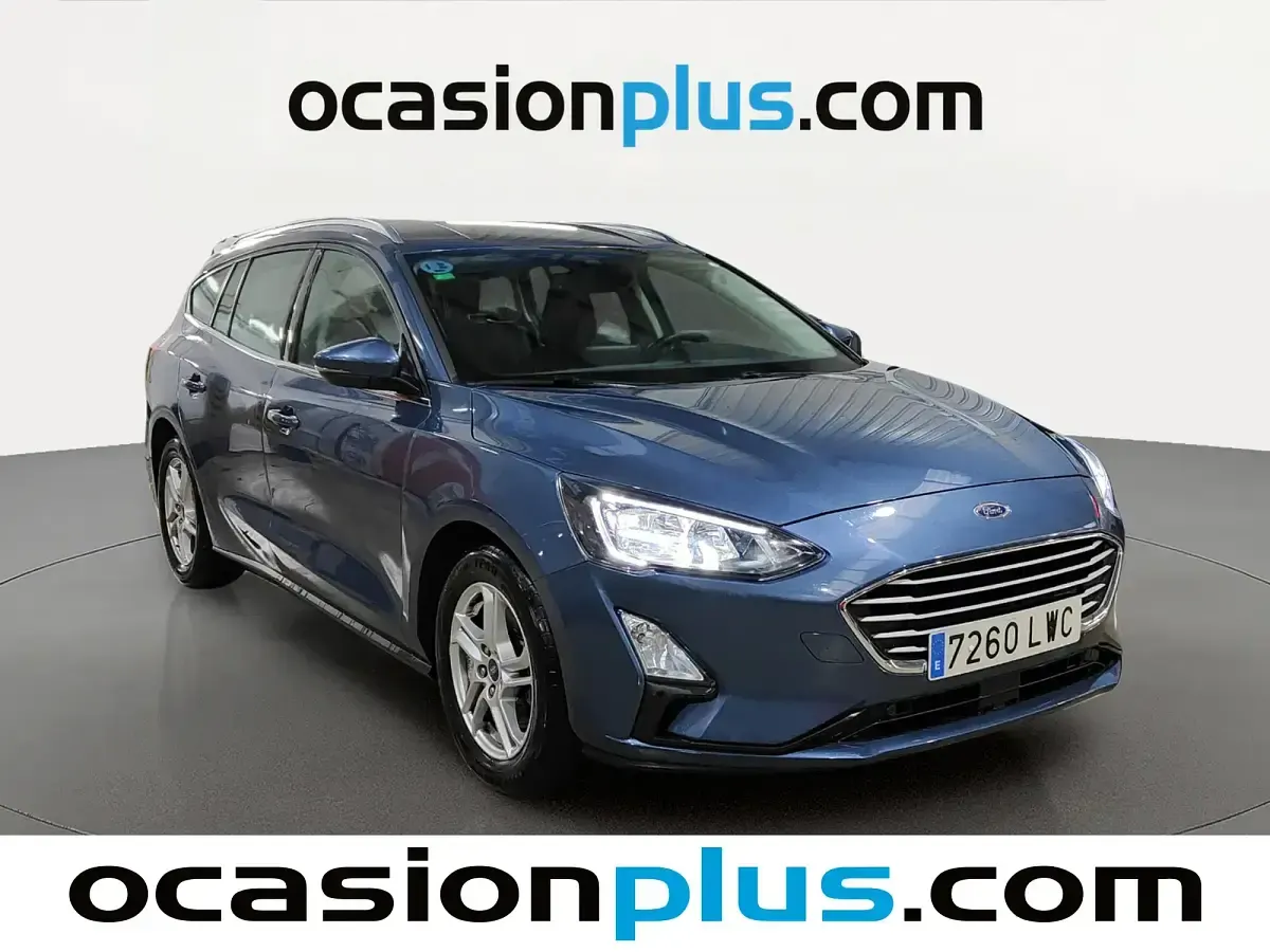 Usado Ford Focus Trend+ 120 CV (88 kW) 2022 Azul Familiar
