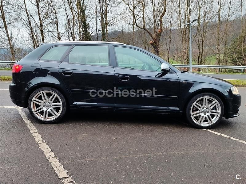 Usado Audi A3 Ambition 250 CV (183 kW) 2007 Negro Utilitario