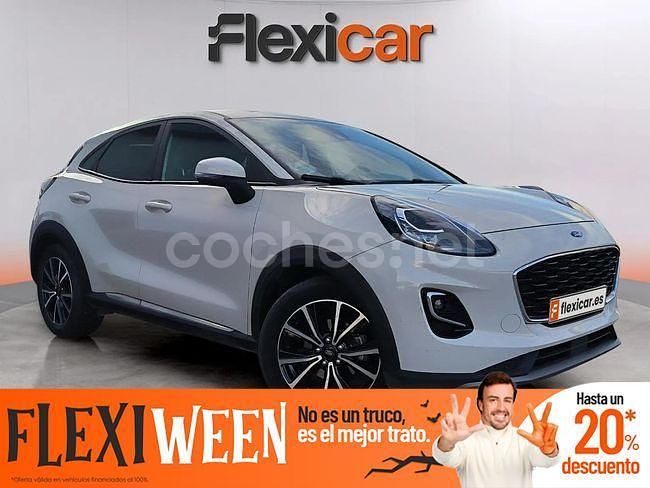 Blanco Usado 2021 Ford Puma Gen-E Titanium SUV | 17.970 € (Un poco caro) - Imagen 1/4