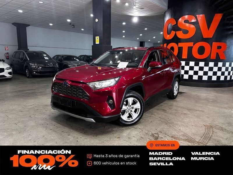 Rojo Usado 2021 Toyota RAV4 Hybrid Advance SUV | 28.849 € (Buen precio) - Imagen 1/4