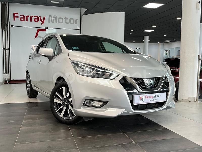 Usado Nissan Micra Acenta 101 CV (74 kW) 2018 Gris / plata Berlina
