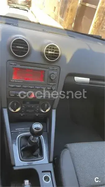 Usado Audi A3 Sportback Ambiente 170 CV (125 kW) 2007 Negro Utilitario