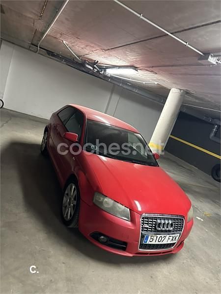 Usado Audi A3 Ambiente 140 CV (102 kW) 2007 Rojo Utilitario