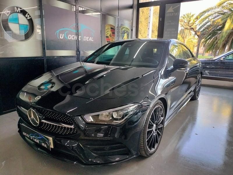 Usado Mercedes CLA200 163 CV (119 kW) 2021 Negro Berlina