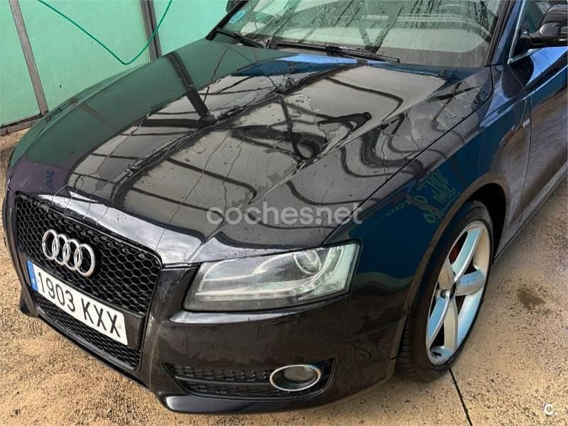 Usado Audi A5 S-Line 190 CV (139 kW) 2009 Negro Coupe