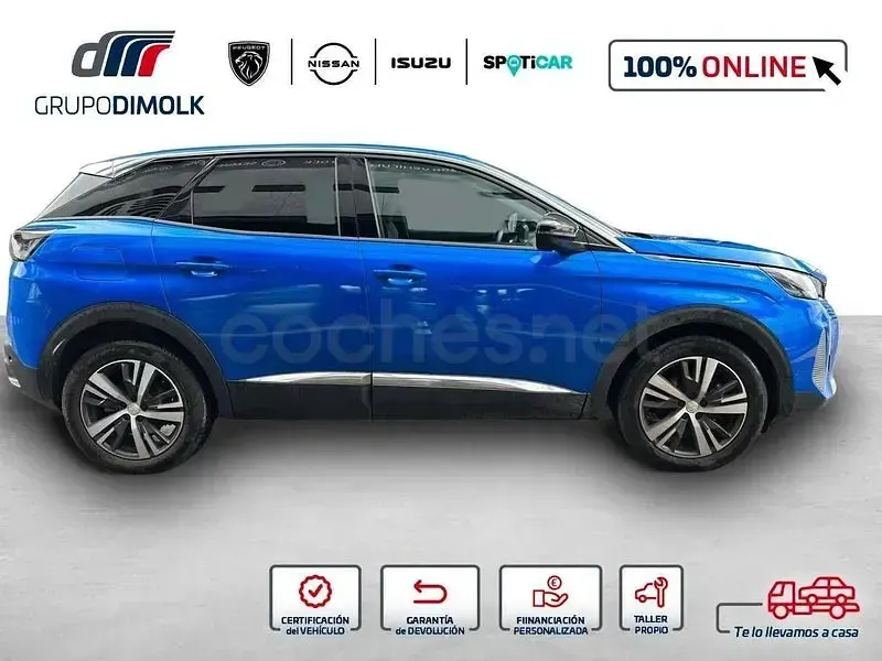 Usado Peugeot 3008 Allure 130 CV (95 kW) 2022 Azul SUV