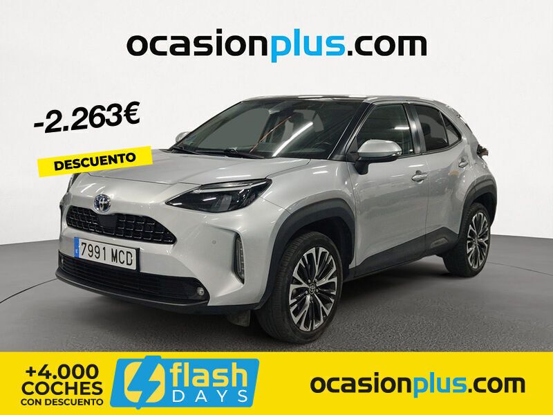 Gris Usado 2022 Toyota Yaris Hybrid Plus Recogida | 24.200 € (Precio justo) - Imagen 1/4