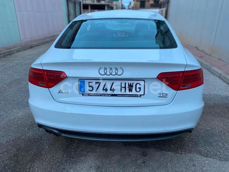 Usado Audi A5 Sportback S-Line 177 CV (130 kW) 2014 Blanco Utilitario