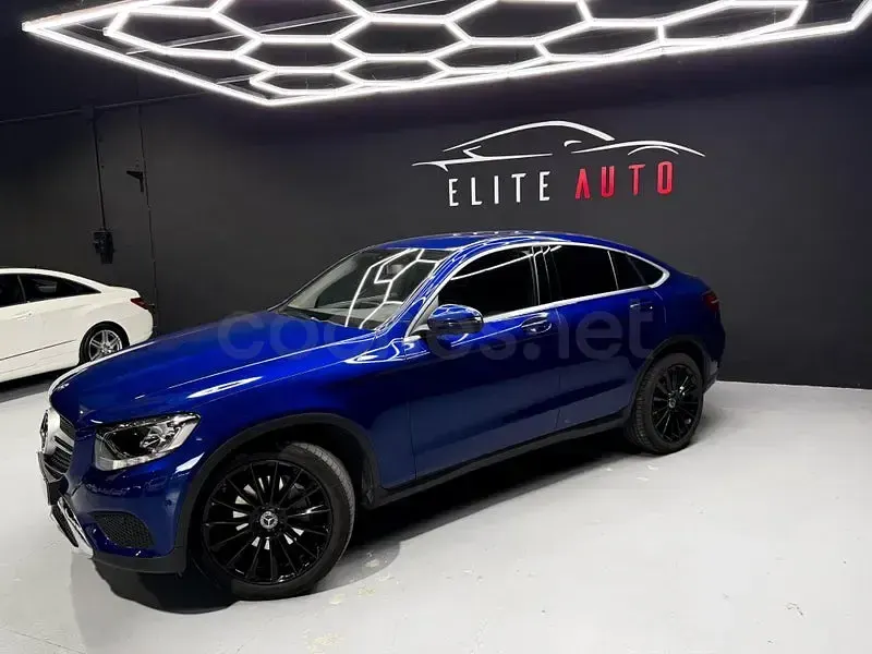 Usado Mercedes GLC220 170 CV (125 kW) 2017 Azul SUV