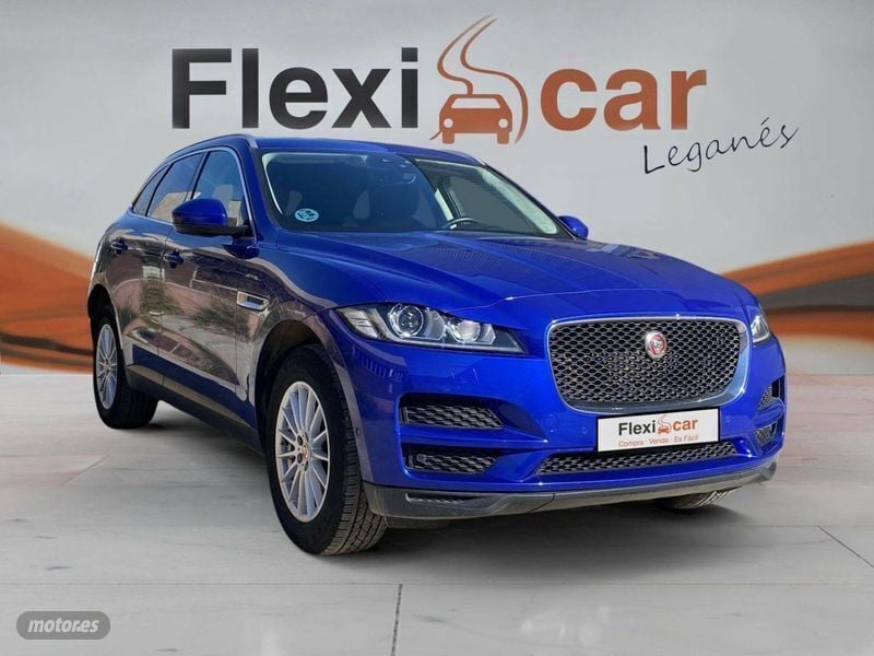 Azul Usado 2020 Jaguar F-Pace Prestige SUV | 24.990 € (Precio justo) - Imagen 1/4