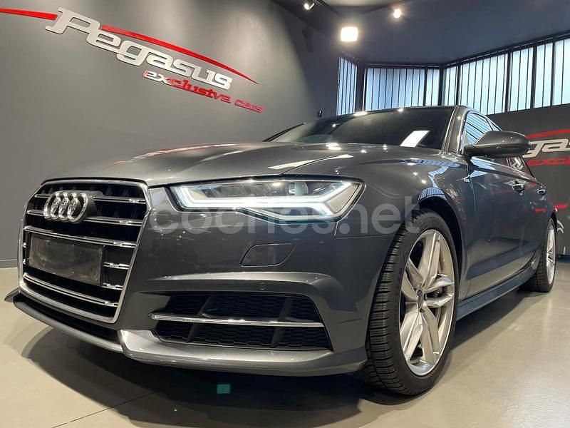 Usado Audi A6 S-Line 190 CV (139 kW) 2018 Gris / plata Berlina